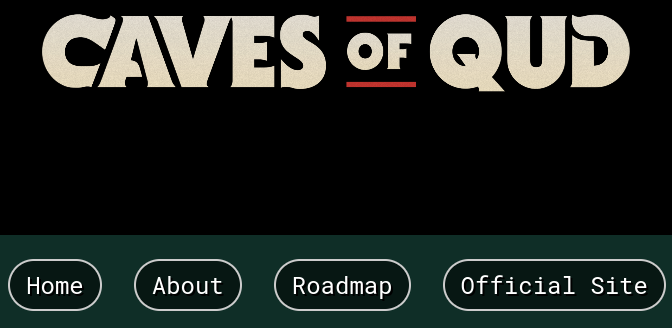 A screenshot of a Caves of Qud fan site